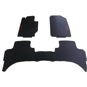 Thảm lót sàn ô tô Mitsubishi Triton 2016-2022, bộ trải sàn cao su PVC đúc, không mùi dễ dàng vệ sinh giá tốt
