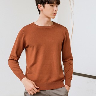 Áo len nam cổ tròn dài tay ABABA, len visco mềm mịn, giữ ấm tốt, dễ chịu cho da - ABABA-TRONVC