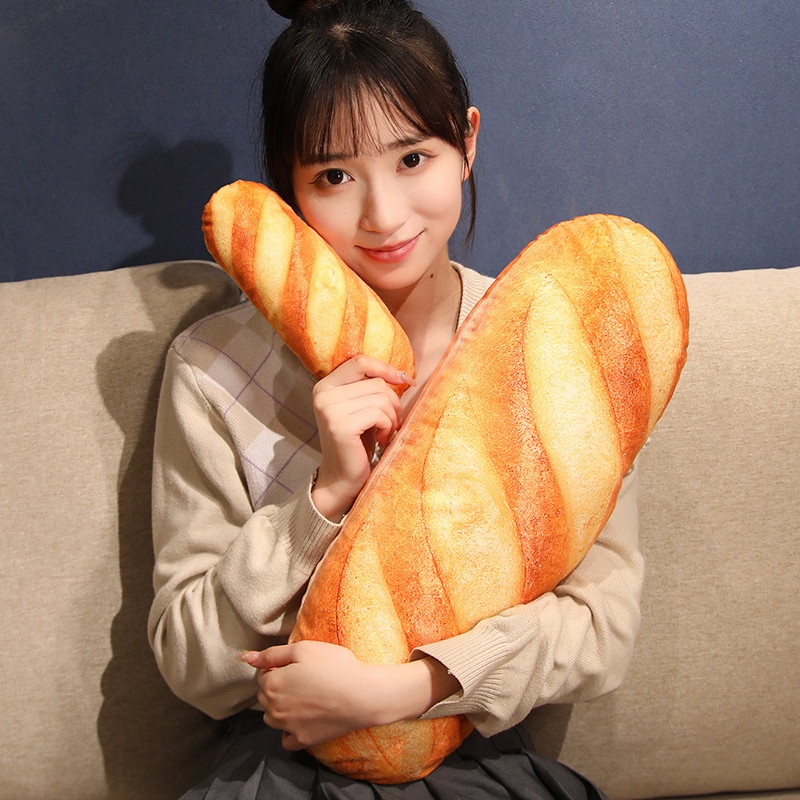 Rytanda Bánh Mì Sang Trọng Đồ Chơi Bánh Mì Nướng Gối Thực Phẩm Mô Phỏng Dễ Thương Bánh Mì Nướng Búp Bê Gối Cho Trẻ Em Quà Tặng Sinh Nhật, Quà Tặng Giáng Sinh Của Bạn Gái