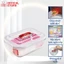 Hộp thủy tinh đựng thực phẩm chịu nhiệt COBA'COOK hình chữ nhật dung tích 370ml- CBHL370
