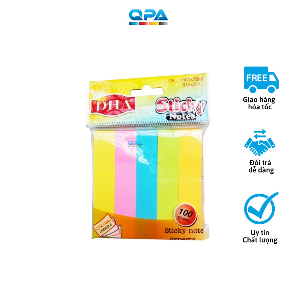Giấy note giấy DHA 5 màu | Shopee Việt Nam
