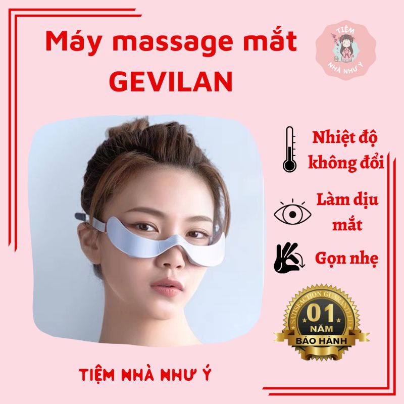 MÁy Massage MẮt Cao CẤp LÀm GiẢm ThÂm QuẦng MẮt ChÍnh HÃng Gevilan BẢo HÀnh 12 ThÁng Shopee