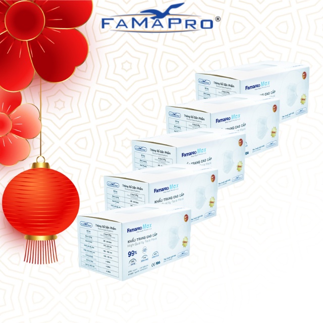 Ảnh Khẩu trang y tế cao cấp kháng khuẩn 4 lớp Famapro max 1