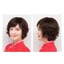 Bộ Tóc Giả Nguyên Đầu Ngắn Xoăn Đuôi Nhẹ Mái Chéo Trung Niên TN4 MS30 Qiqishop
