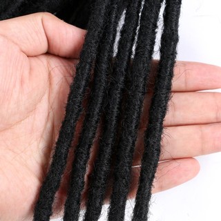 GUADALUPE1 1 Chiếc Handmade Dreadlock Chất Lượng Cao Đảng Xoăn Nữ Tóc Nối Dài Nam Tổng Hợp Tóc Tóc Afro Mềm Kinky Bím Tóc Số Lượng Lớn