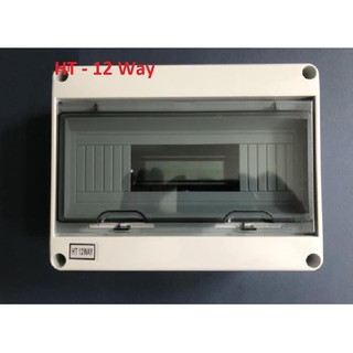 Tủ điện nhựa HT-12 WAY, HT-18 WAY, HT-24 WAY chống nước – Tủ điện lắp nổi