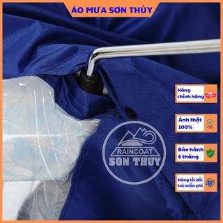 ( K7- CHẤT TỔ ONG) Áo mưa choàng siêu to Sơn Thủy - áo mưa vải dù cỡ đại  K7  Bigsize