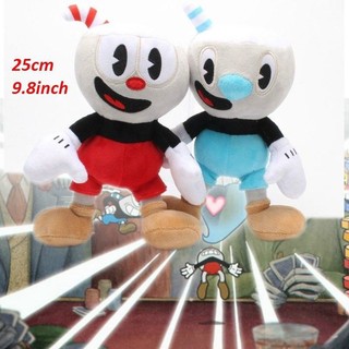 Búp Bê Đồ Chơi Cuphead Và Mugman Mecup Mềm 25cm Làm Quà Tặng Cho Trẻ Em
