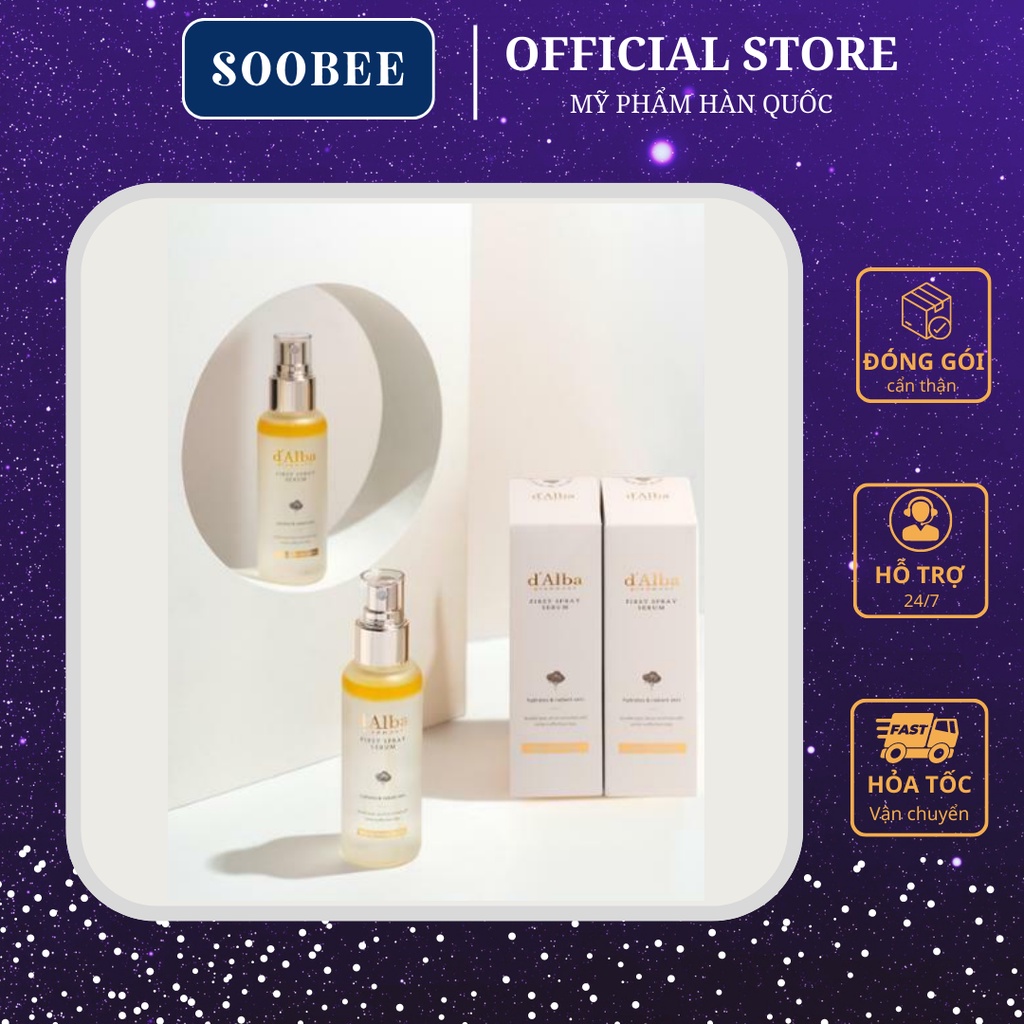 Serum dạng xịt khoáng D'Alba First Spray Serum 100ml Dưỡng Da Căng Bóng ...