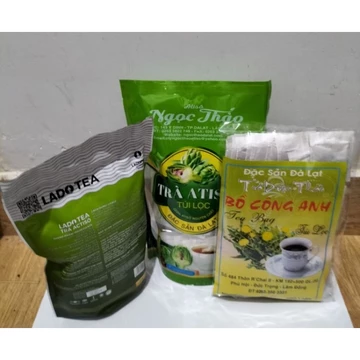 Trà atisô ladophar, ngọc thảo, bồ công anh (combo 3 gói)
