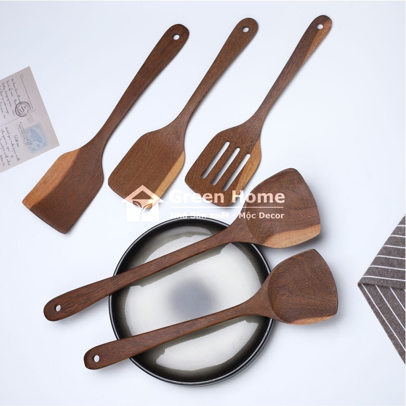 Muỗng Xẻng Gỗ Walnuts Tự Nhiên 100% Hàng Xuất Khẩu Chất Lượng Cao,Dùng Để Nấu Ăn An Toàn Thực Phẩm