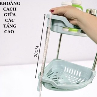 Kệ Tam Giác Để Góc Tường Nhựa Việt Nhật 2 tầng 3 Tầng, Giá, Kệ Để Nhà Tắm