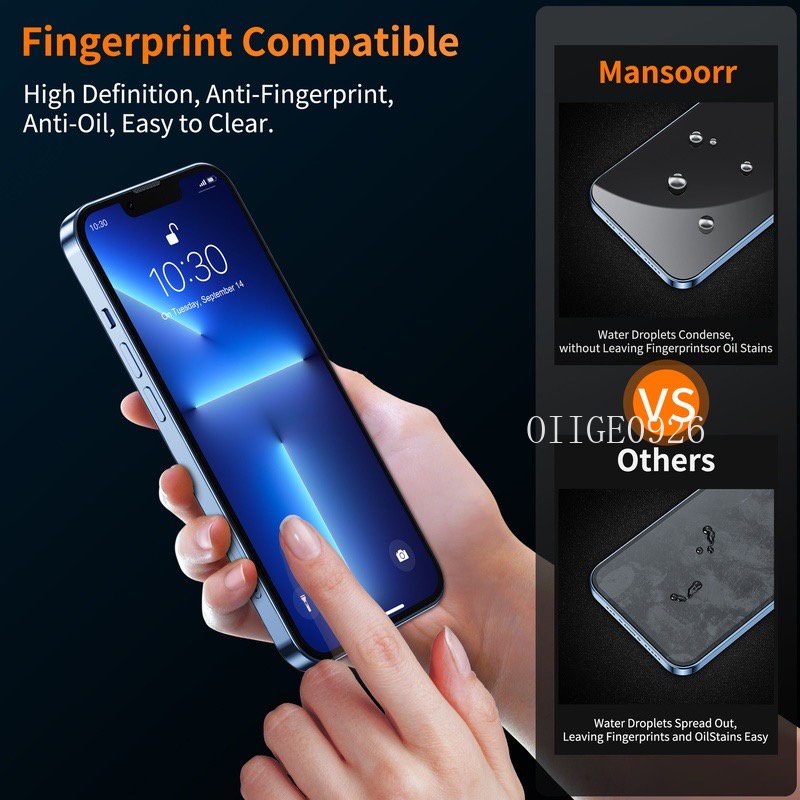 Kính Cường Lực Bảo Vệ Màn Hình Toàn Diện Cho iphone 14 13 12 11 Pro Max XS XR