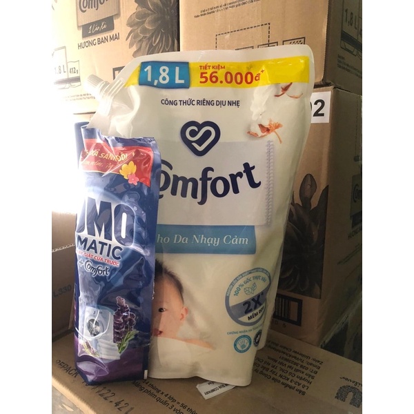 Comfort tui hương nước hoa thiên nhiên 1.8l tặng