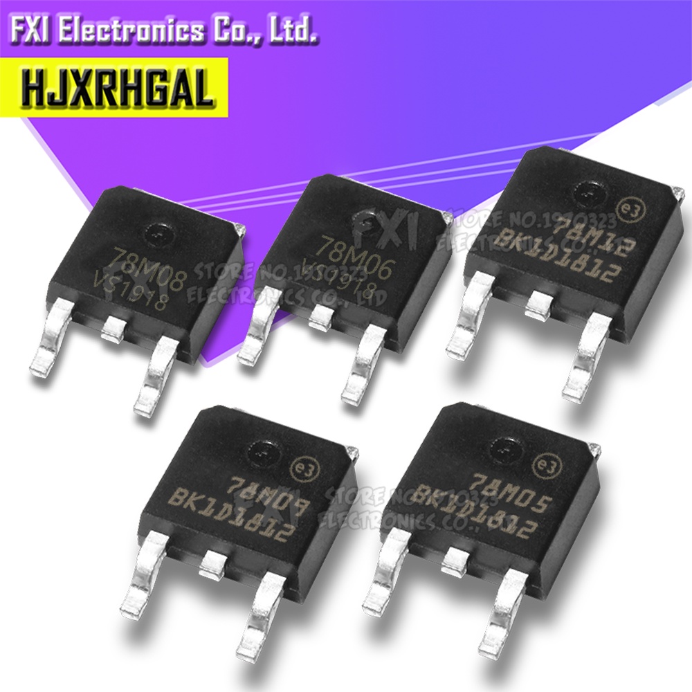 Bộ 10 Miếng Vá 78M05 7805 TO-252 78M06 78M08 78M09 78M12 78M15 79M05 ...