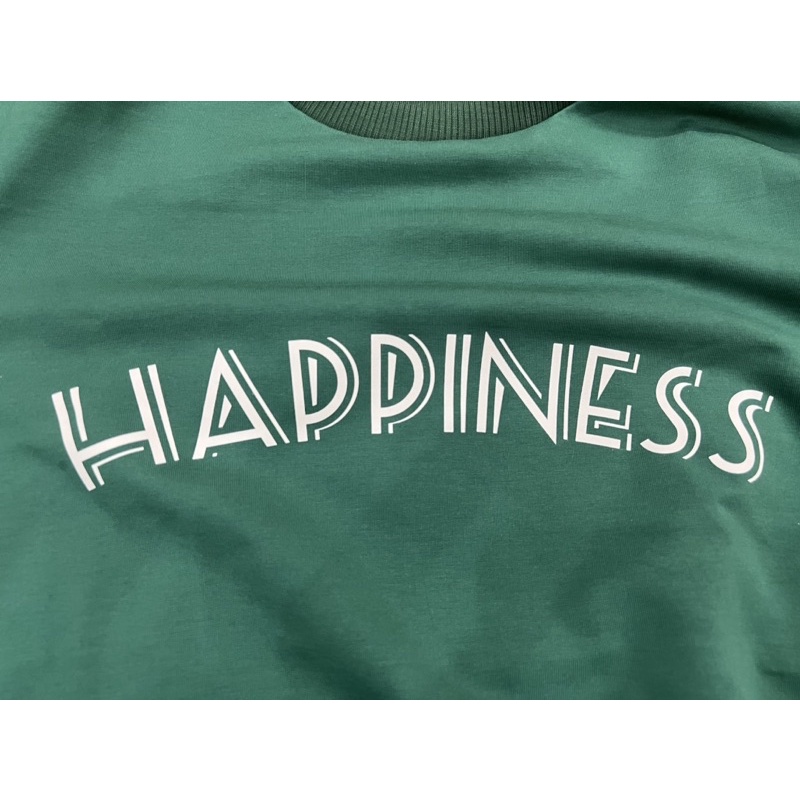 Áo Sweater Xanh Rêu HappyFamily Form Rộng Màu Xanh Rêu Hot Trend HAPPINESS Chất Nỉ Da Cá 100 Cao Cấp