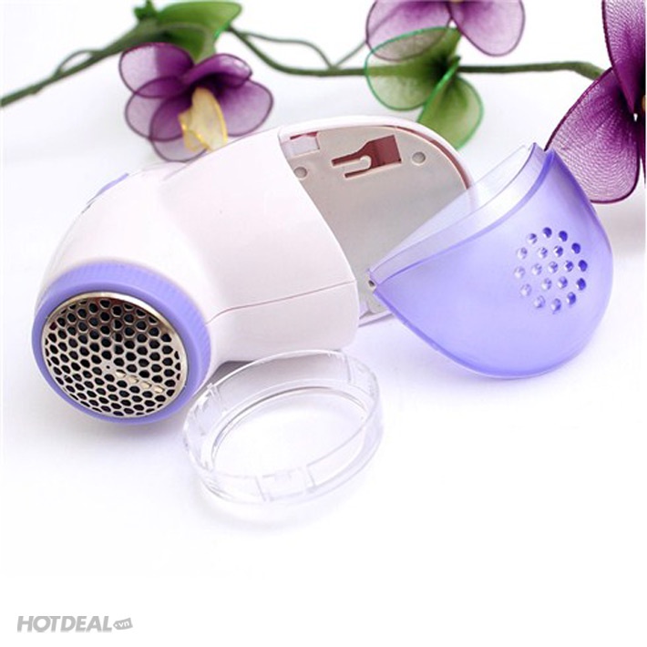 Máy cắt tỉa lông vải mini cầm tay tiện dụng (không kèm pin) tặng kèm cây lăn bụi mini