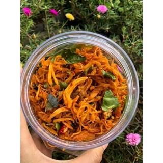 500gr Khô gà Ta nhà làm Famiyumi [ thơm, cay, dai] giá Ưu đãi ăn thử 100gr