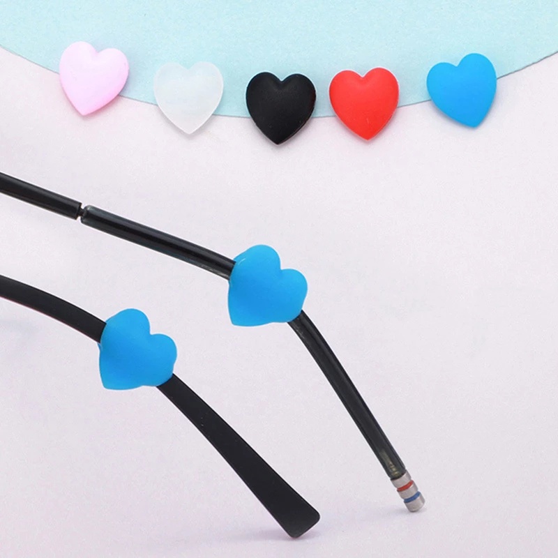 Set 5 Cặp Kẹp Giữ Mắt Kính Chống Trượt Bằng Silicone