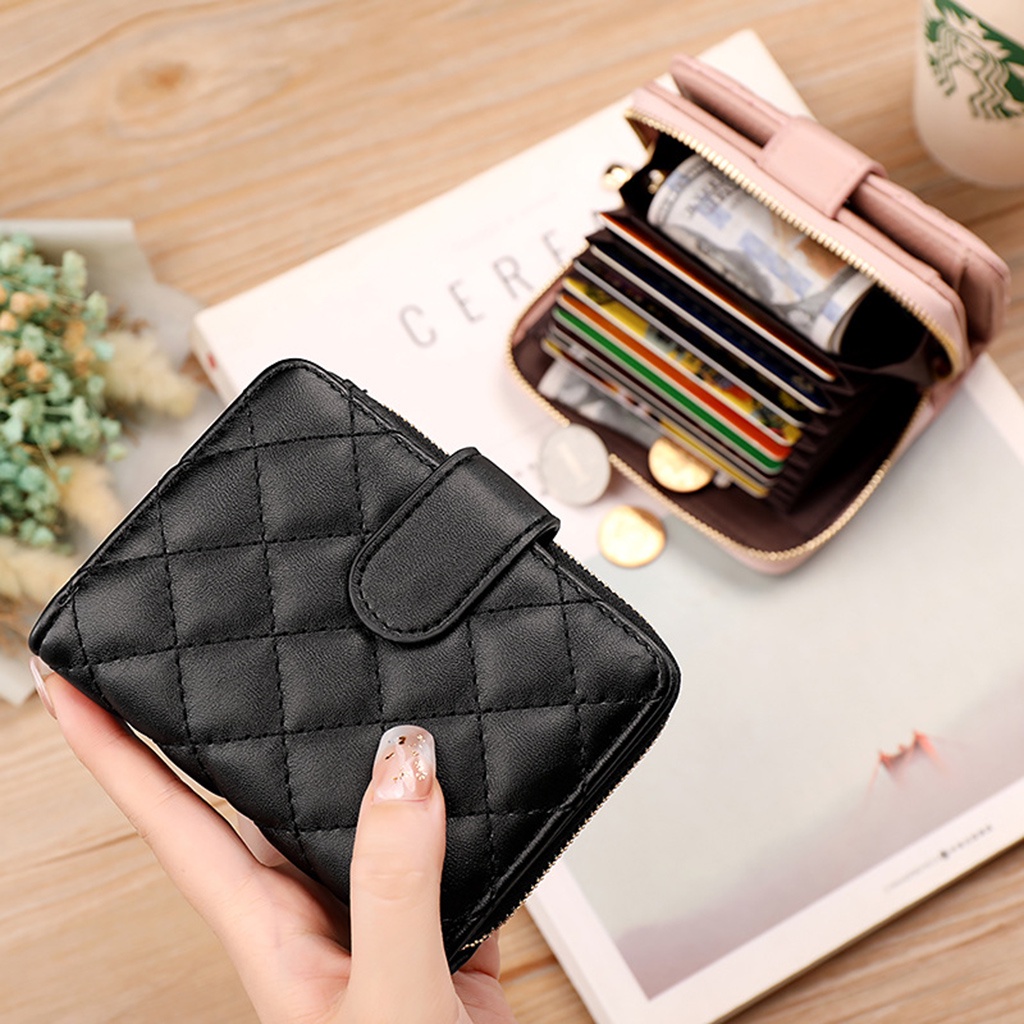 Ví Nữ Mini Cầm Tay Nhiều Ngăn Đa Năng Thiết Kế Nhỏ Gọn Phong Cách Hàn Quốc VN09