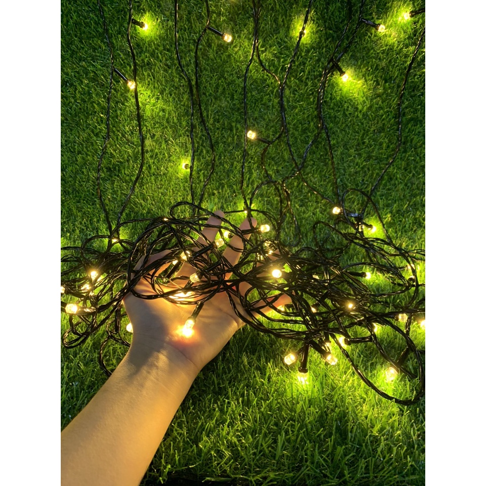 Đèn Led đẹp cao cấp 9.5mét 20met kiểu dáng đẹp trang trí Giáng sinh Trang trí Tết - Đèn led giọt nước, bi, kim cương