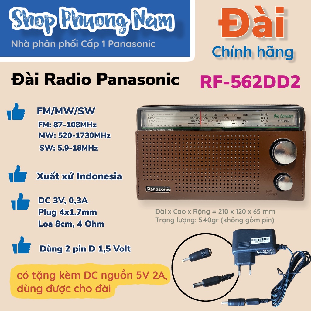 radio-panasonic-rf-2400d/287838732/ giá tốt Tháng 4, 2023 | Mua ngay |  Shopee Việt Nam
