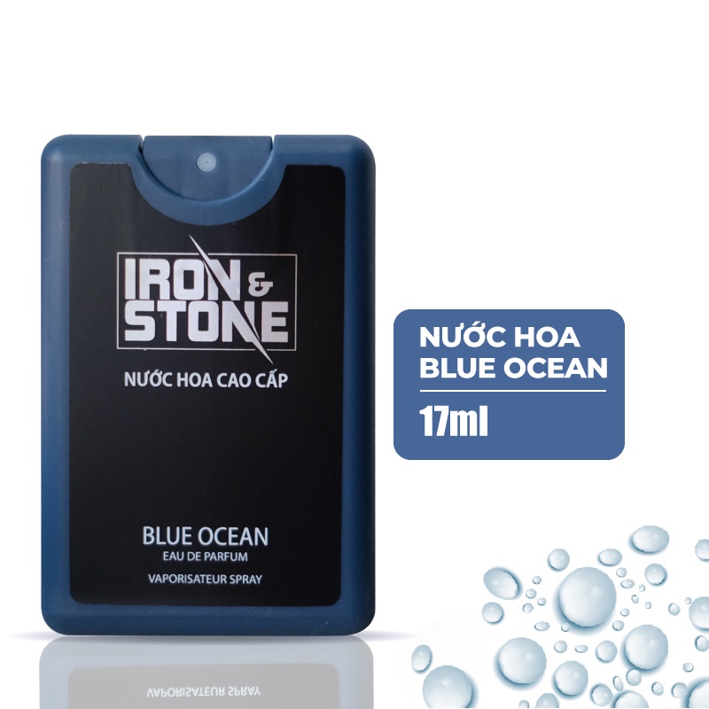 [Mã BMLTA35 giảm đến 35K đơn 99K] Nước hoa IRON & STONE Blue Ocean 17ml Z2001 - Dành cho nam