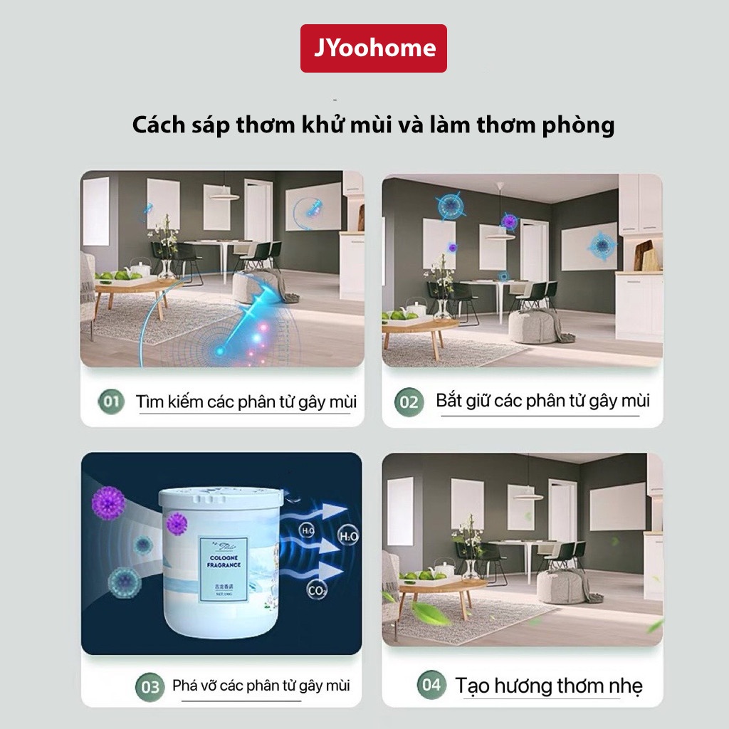 Sáp thơm phòng khử mùi JYoohome Hương thơm dịu nhẹ cho phòng ngủ, nhà vệ sinh, ô tô, tủ quần áo