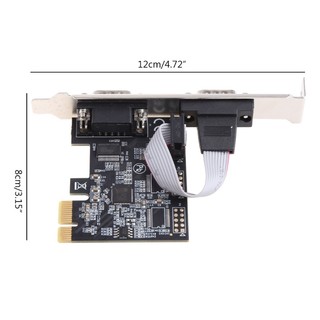 Card Mở Rộng PCI-E Sang Hai Cổng RS232 Cho Máy Tính Thẻ