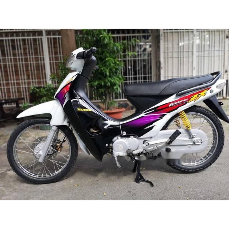 Trọn bộ tem 3 lớp Wave Zx màu trắng, Wave nhỏ màu trắng | Shopee