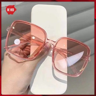 Kính mát chống tia UV400 gọng vuông phong cách Âu Mỹ - Trang sức Bé Heo BHMK1