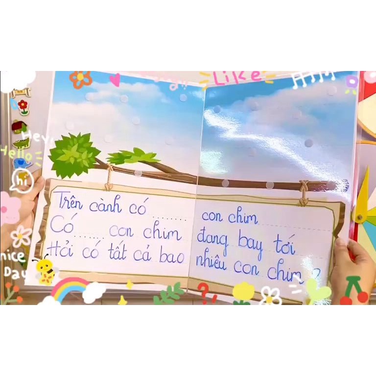 BỘ CÀNH CÂY HỌC TOÁN A2 (Đồ dùng dạy học Miki)