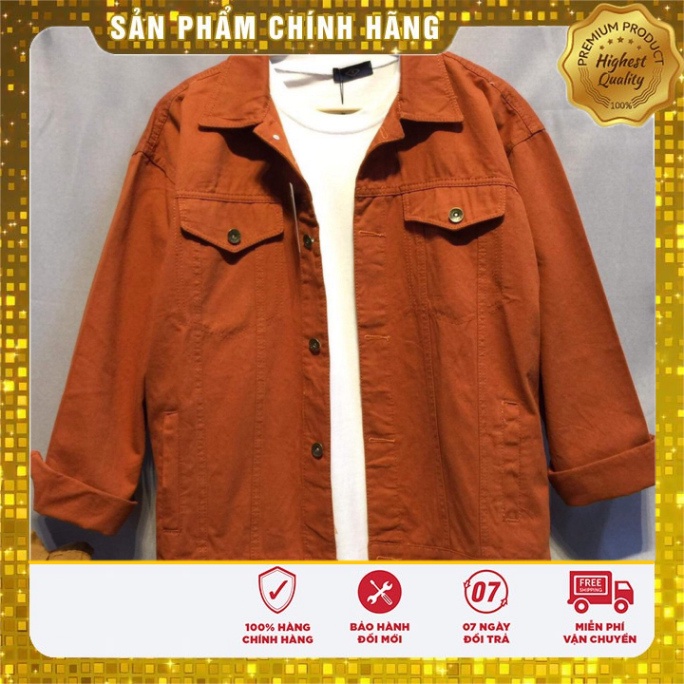 Áo Khoác Kaki Jean ALLEN STORE nhiều màu sắc Cực Chất,Phom Unisex Vải Mềm Mịn, thích hợp với tất cả Thời Tiết, phong phú