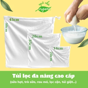 Túi lọc sữa, lọc trà cà phê, lọc tách nước sữa chua/nước ép nhiều kích cỡ
