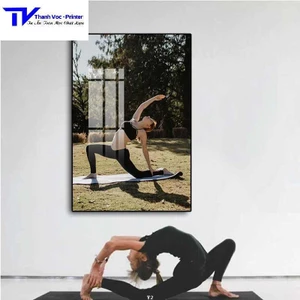 Tranh Treo Tường Phòng YOGA ,Tranh Tráng Gương D40x60cm D50x75cm D60x90cm D70x120cm