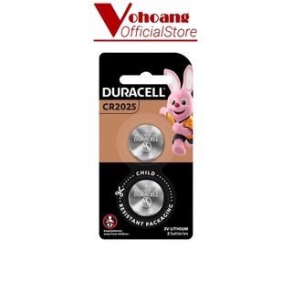 Pin Duracell CR2025 Lithium 3V Vỉ 2 viên Chất lượng cao