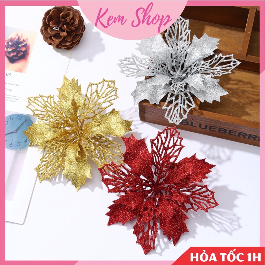 Hoa trang trí Tết, làm oản tài lộc tháp bánh, giỏ quà Tết, giỏ quà lễ đám cưới, trang trí Noel - Kem Shop K268