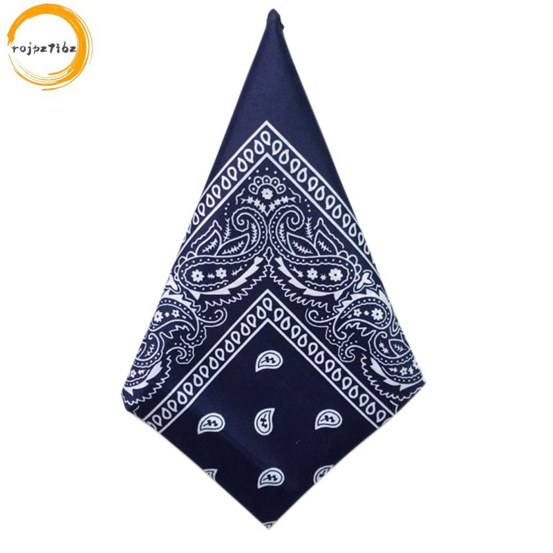 Bộ 1 khăn quàng cổ paisley xanh hải quân - Khăn cotton Cashmere bán 1