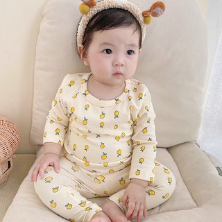 Bộ đồ ngủ Cotton cao cấp cho trẻ em 0-5 tuổi Đồ ngủ giữ ấm hoạt hình