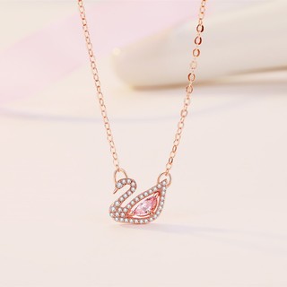 Dây chuyền thiên nga LAMY Crystal Swan Necklace Rose Gold 6042