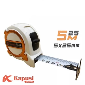 Thước rút cuộn thép hãng KAPUSI Nhật Bản dài 5m có lỗ ban phong thủy, Bảo hành 12 tháng Kouritsu Official Store