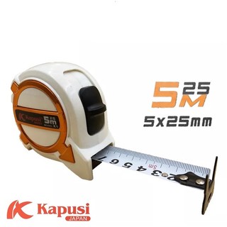 Thước rút cuộn thép hãng KAPUSI Nhật Bản dài 5m có lỗ ban phong thủy, Bảo hành 12 tháng Kouritsu Official Store
