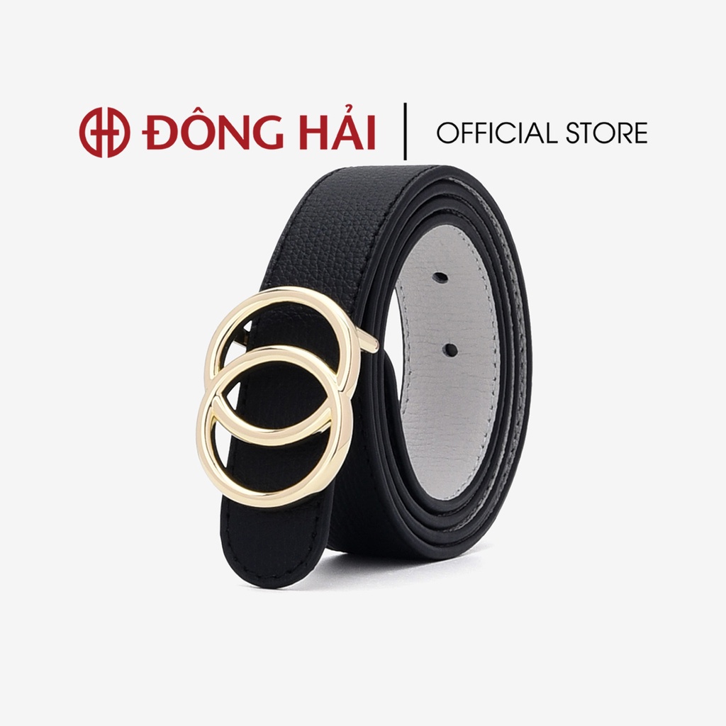Thắt Lưng Da Nữ Đông Hải Khoá Tròn Đôi - PH02