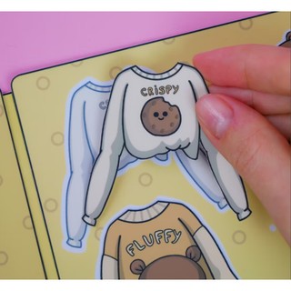Sổ thời trang mini Bear Wardrobe