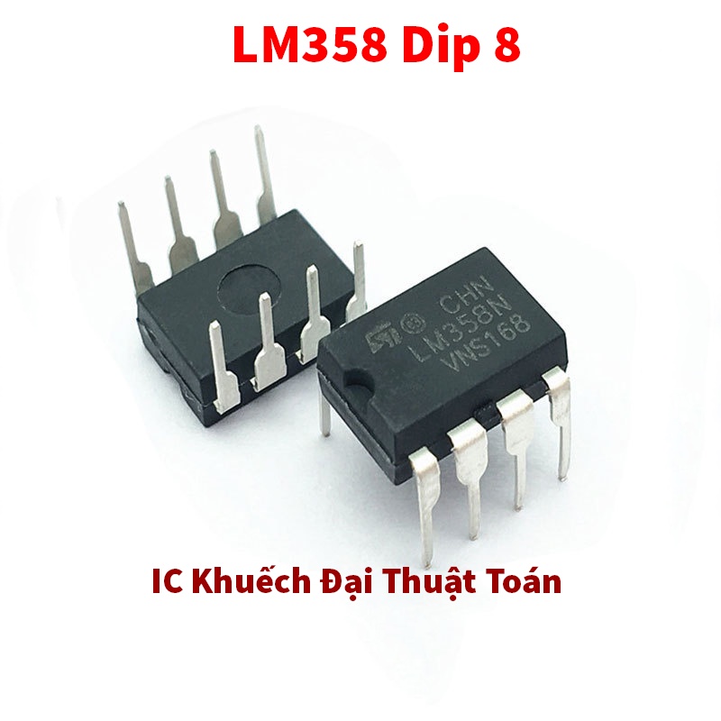 LM358 Dip 8 Chân Cắm - IC Khuếch Đại Thuật Toán | Shopee Việt Nam