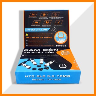 Cảm Biến Áp Suất Lốp Ô Tô HTD Chính Hãng Van Trong - Độ Bền Pin 5 Năm -Đồng Bộ Qua Màn Hình Zin Ô Tô