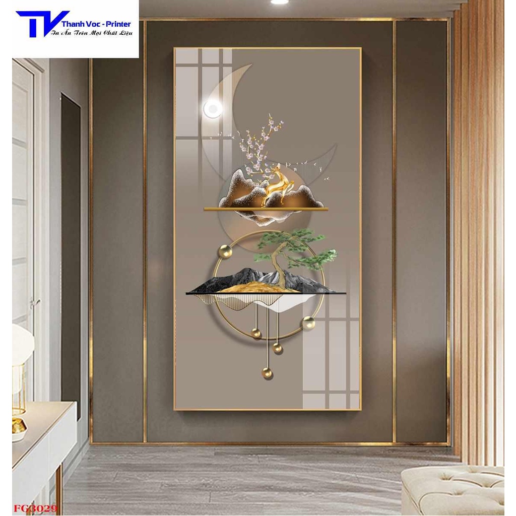 Tranh Treo Tường Hiện Đại , Tranh Tráng Gương D40x60cm D50x75cm D60x90cm D70x120m