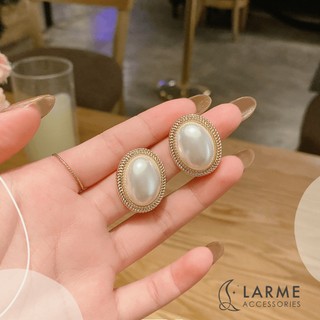 Khuyên tai vintage kiểu dáng sang trọng larme accessories - KT0207