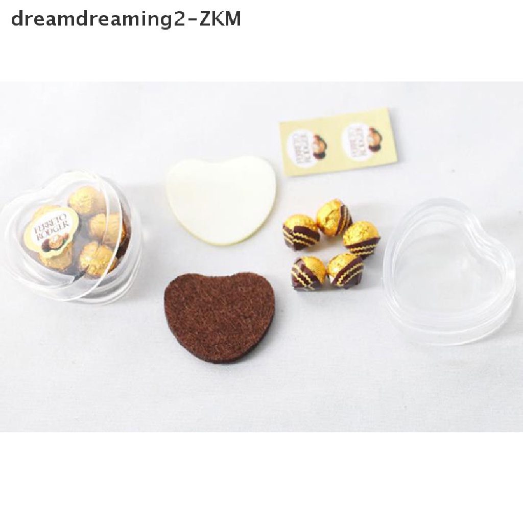 [dreamdreaming] 1: 12 Nhà búp bê miniture Hộp quà sô cô la Mô hình Thực phẩm Phụ kiện nhà bếp [zkm]