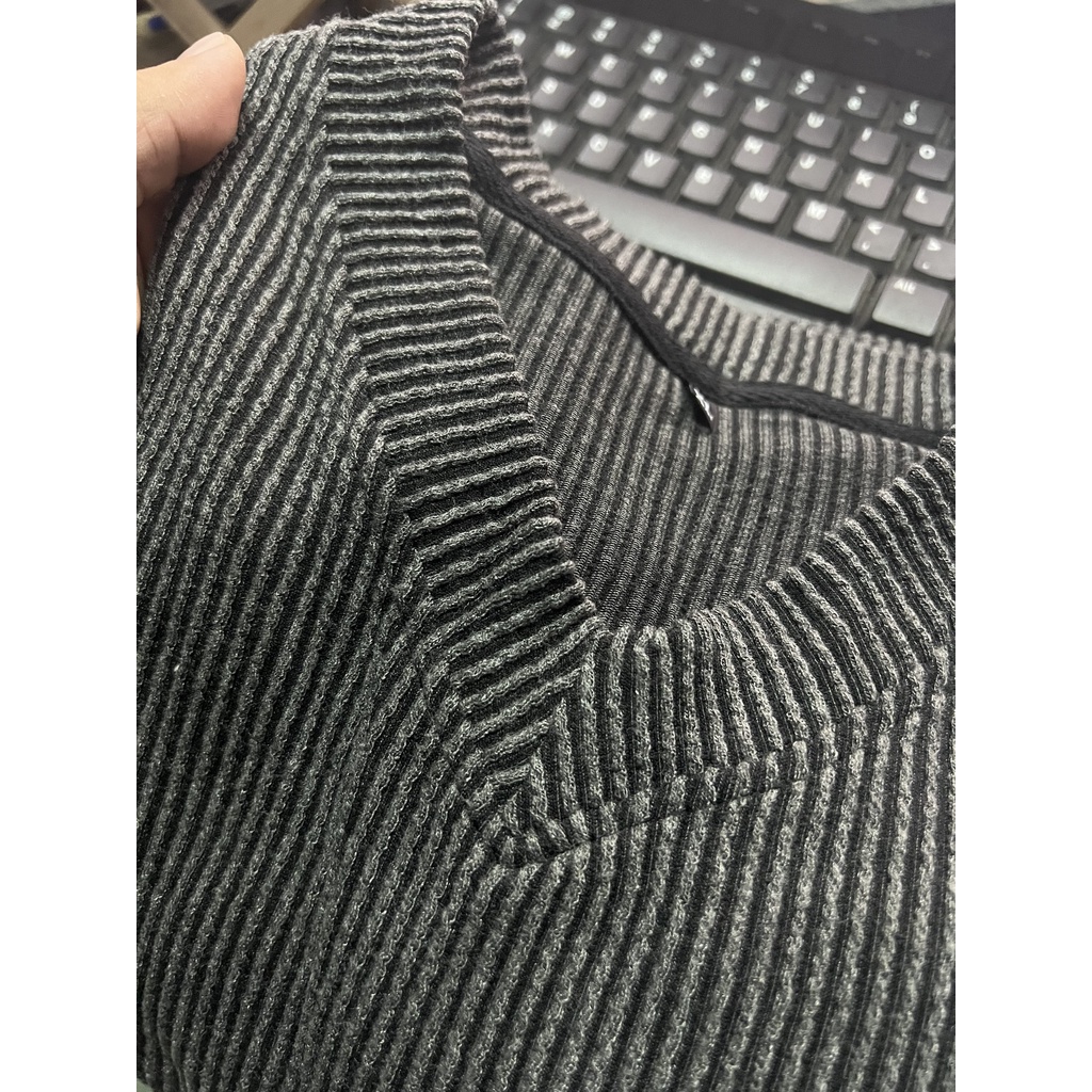 Áo thun Tanktop GILE WOOL sọc len CVC - Giá sỉ Ubisex